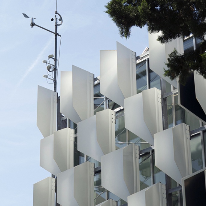 The most up-to-date building facade